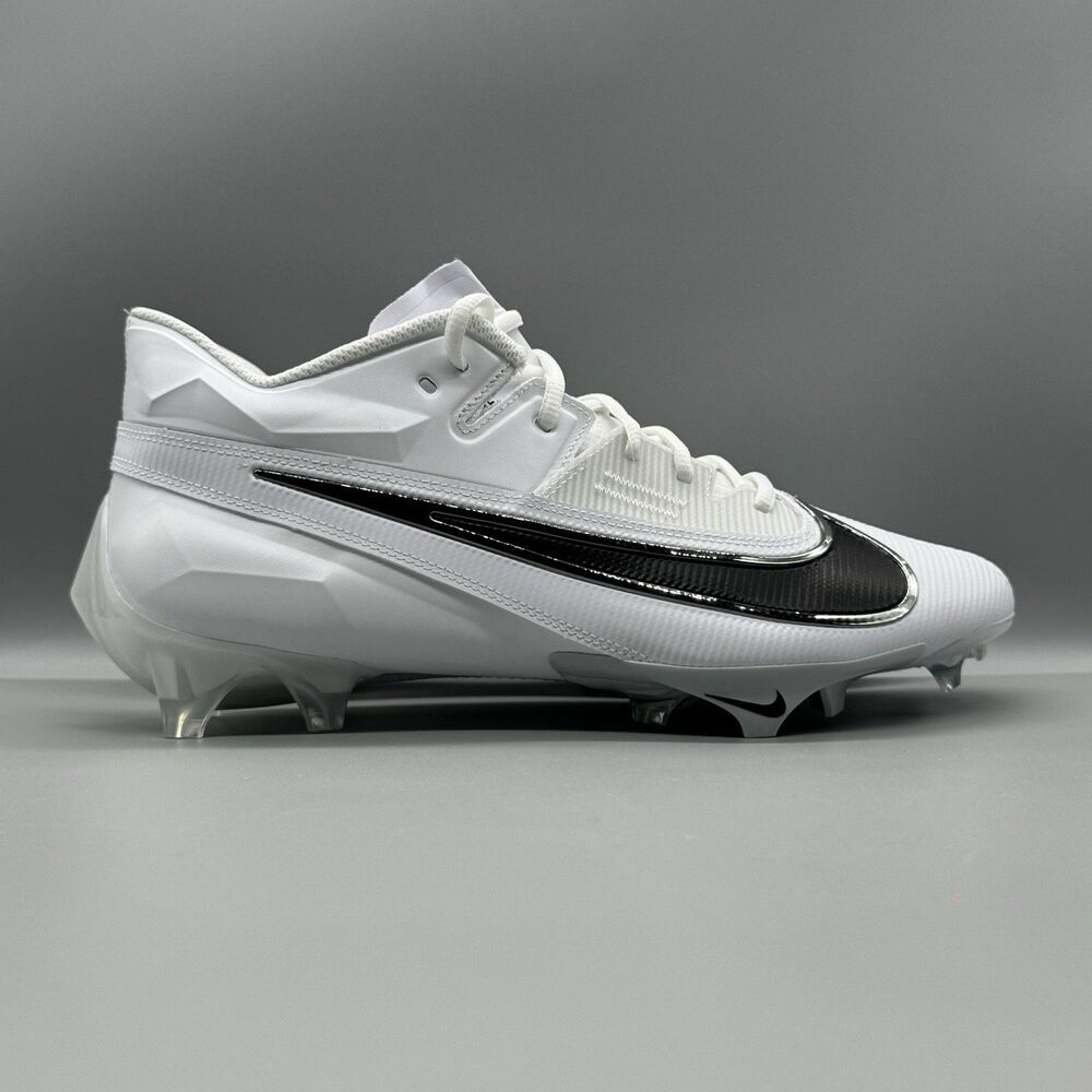 Nike Vapor Edge Elite 360 2 White/Black Football Cleats Men's Sz 11.5 FD5713-100